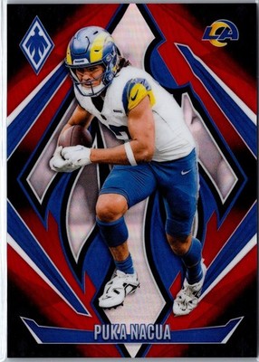 2024 Panini Phoenix - Puka Nacua #118 Red Fade /299 Los Angeles Rams