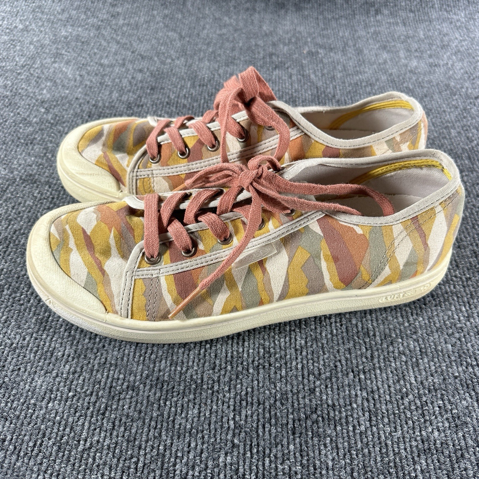 Sneakers da strada Keen Elsa Lite Brick Dust colorate stringate in tela da donna taglia 10 5