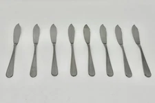 Oneida Flight Set of 8 Butter Knives USA Made 6 5/8"