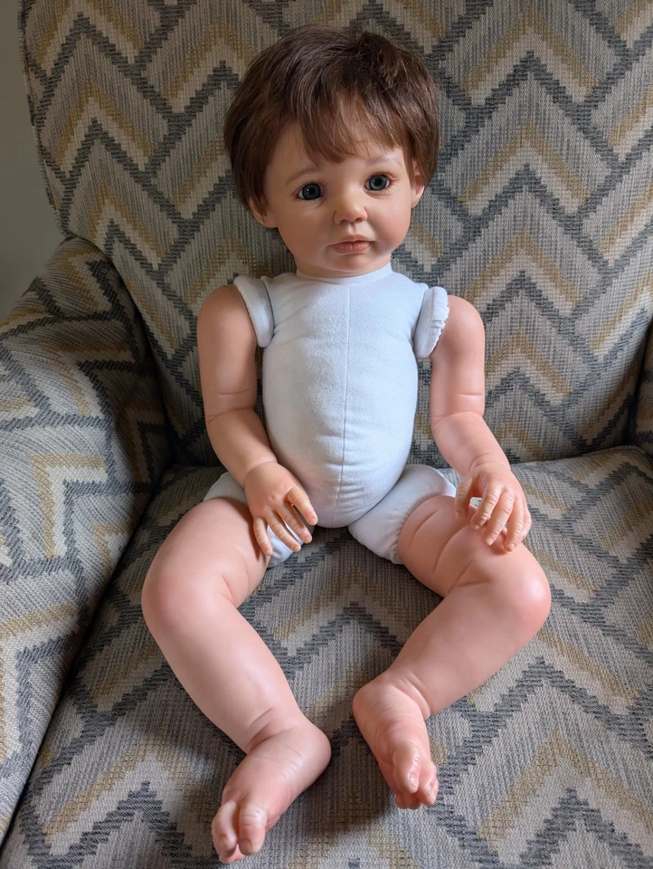 Chanelle niño renacido por Jannie DeLange 12 meses 26" 10 libras Foto 2 de 4