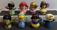 Fisher Price Little People Disney Princesses Holding Items Lot of 8