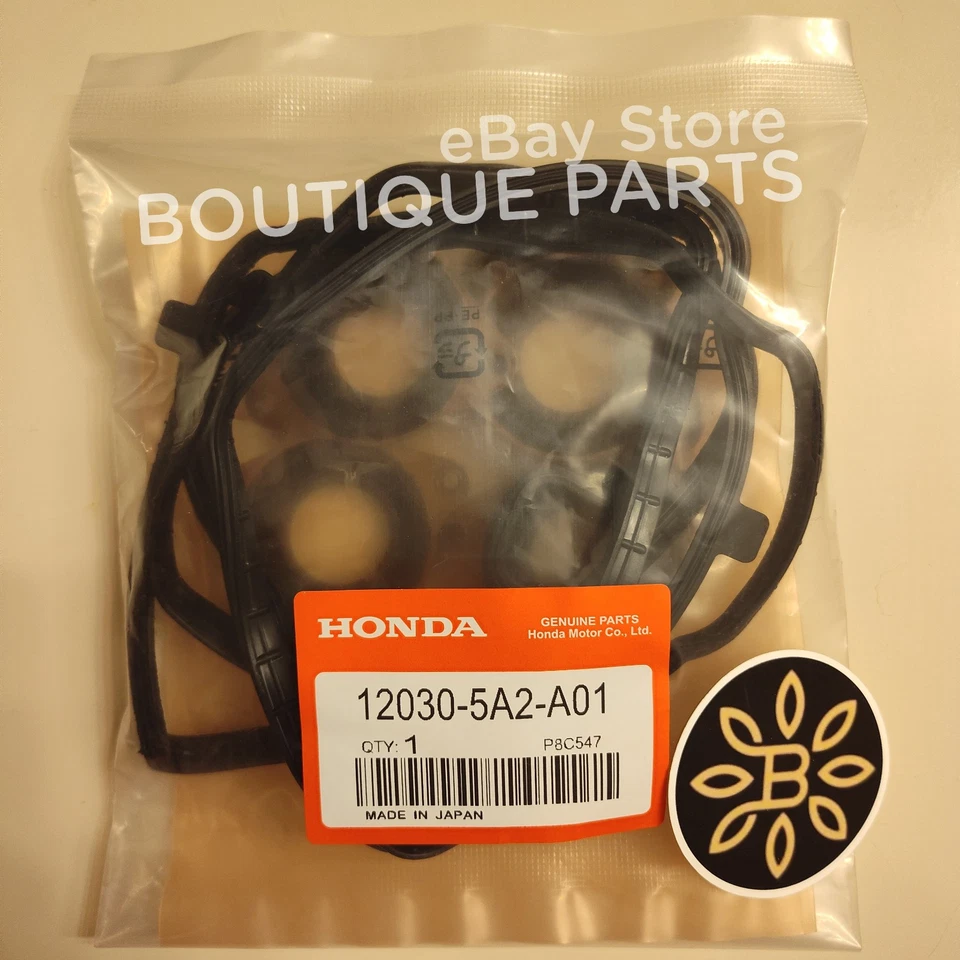 OEM Genuine for Honda Valve Cover Gasket FULL SEAL KIT Head 12030-5A2-A01 Acura - Image 3 of 4