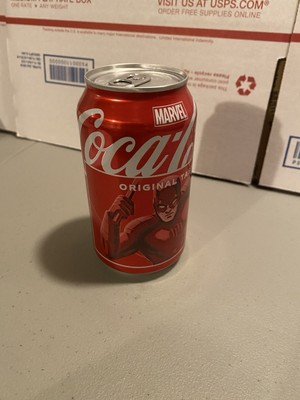 2024 Marvel Edition Coca-Cola Can Daredevil Coke Can Opened From