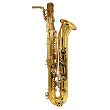 Eastern Music professional Baritone Saxophone -Gold Lacquered Body & Keys -Low A