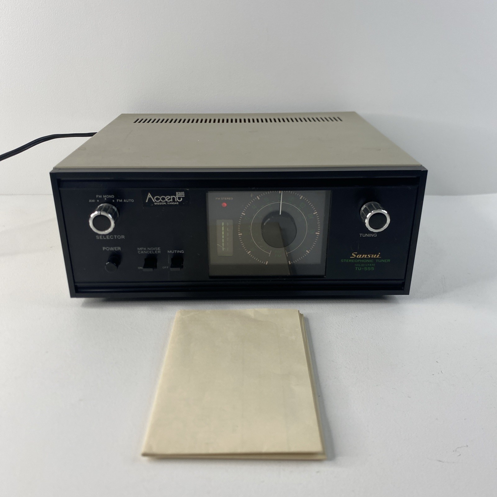 Sansui tu-555 vintage audio equipment - eBay listing photo 1