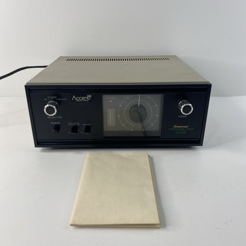 Vintage Sansui TU-555 AM/FM Solid State Stereo Tuner W/ Diagram Tested