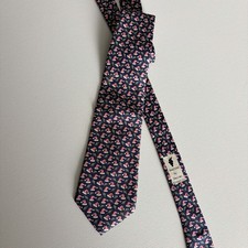 Vineyard Vines Silk Tie Boys Youth Teens Blue Christmas Red Santa Hat Necktie