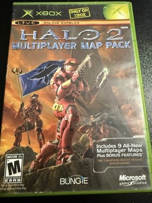 Microsoft Xbox Halo 2 Multiplayer Map Pack Complete In Box Tested Working Clean