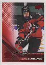 2022 Team Canada Juniors Prospectus Momentous Electric Red Logan Stankoven 0kr0
