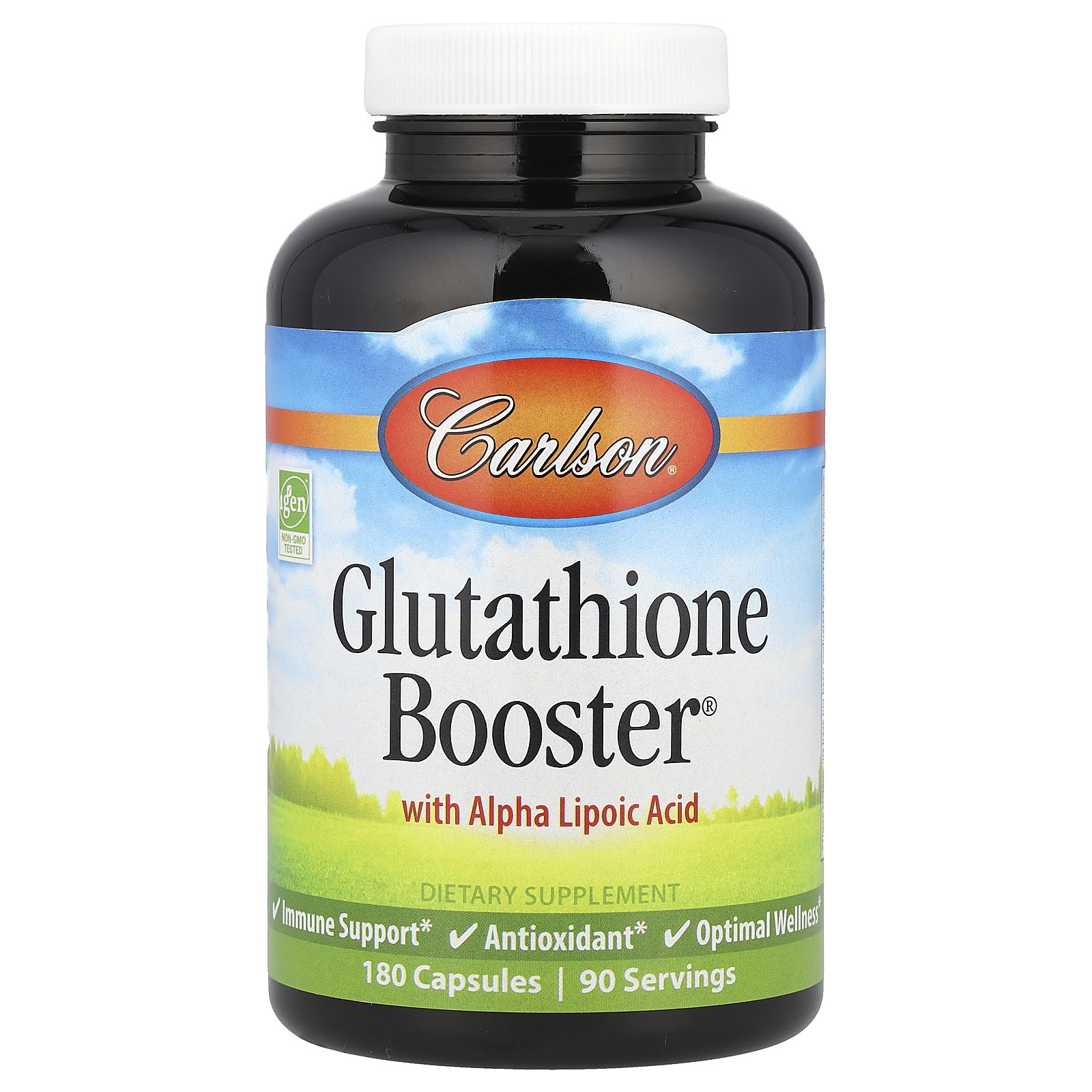 Carlson Labs Glutathione Booster 180 капсул без глютена без консервантов 9390₽