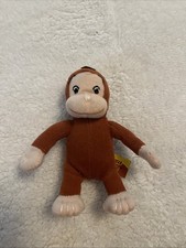 Curious George Mini Plush Monkey Beanbag Stuffed Animal Soft Toy 5 inch 2007