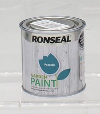 250ml Ronseal Garden Paint Brick, Wood, Stone, Metal Choice of 6 Colours Outdoor