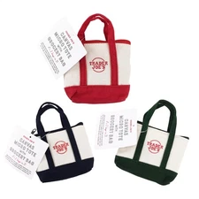 2025 Trader Joe's Canvas Micro Tote with Grocery Bag Set Of 1-3 CHRISTMAS LIMITE