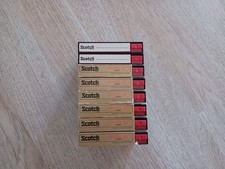 Cassette Tape Storage Case Black 8 Drawer Vintage 3M Scotch Retro 70s 80s
