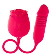 Upgraded 2 in 1, Rose Toy For Women 10 Powerful Wand Vibration 7 Suction Mode
