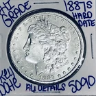 1887 S MORGAN SILVER DOLLAR AUTHENTIC HI GRADE U.S. MINT COIN RARE KEY DATE 5090