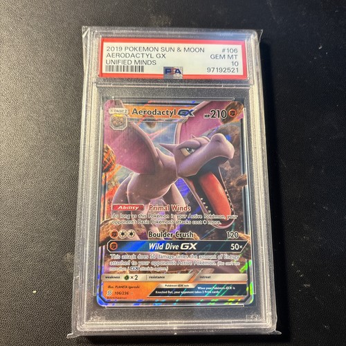Aerodactyl-GX graded PSA 10 for sale on eBay