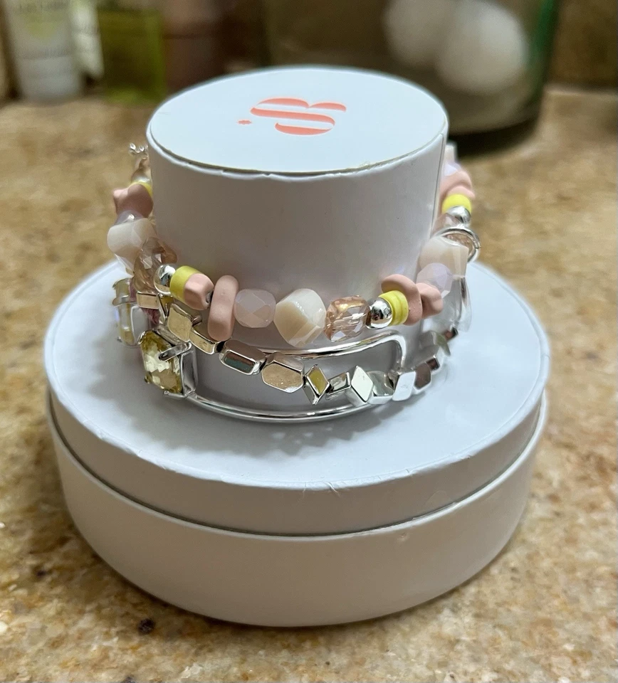 Bomb Party Summer Stacks Strawberry Lemonade Sparkle RBP6038 RETRO NIB - Image 4 of 4