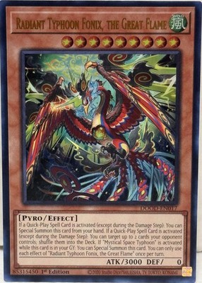 Yugioh! LP Radiant Typhoon Fonix, the Great Flame - DOOD-EN017 - Ultra Rare - 1s