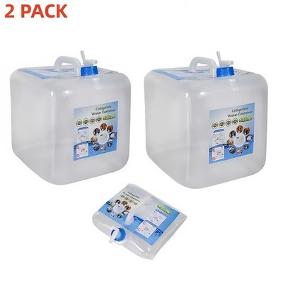 Food Grade Collapsible Water Container Water Storage Jug with Spigot Camping