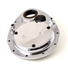 Chevy Sbc 350 Single Idler Noisey Timing Gear Drive Aluminum Timing Cover Set