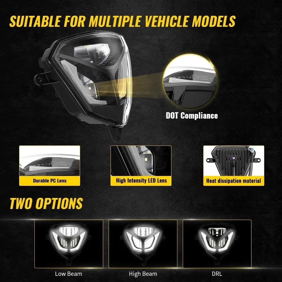 Faro LED DRL Plug&Play para Beta RR 250 300 350 390 450 480 520 125 2T 4T Foto 4 de 4