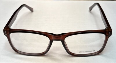 Limited Editions -Model: LTD Seafarer- Color: Brown- Unisex Eyeglass Frame