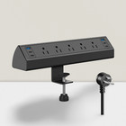 Desk Clamp Power Strip USB-C 40W 4 PD Ports 6USB 5AC Outlets Surge Protector 6ft