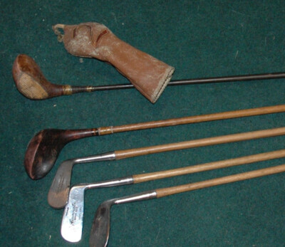 Vintage Golf Clubs – Lot of 5 Clubs - 3 Carnoustie Irons – Wilson