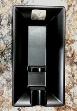 Xifei Personal Aluminum Rectangle Cigar Ashtray 6.5"x 3.5" Like Herf BLACK