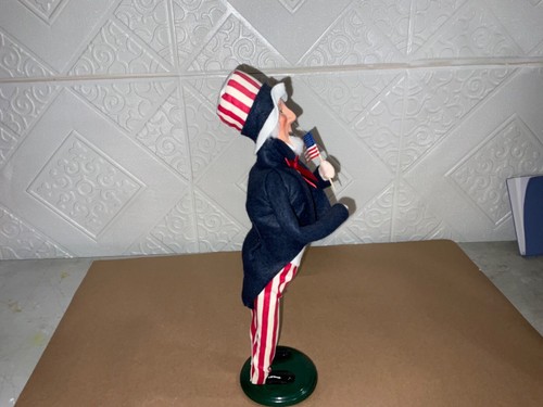 Byers Choice 2013 Uncle Sam The Carolers Christmas Deco 13.5" Figure - Picture 10 of 12