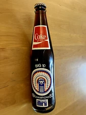Coca-Cola Bottle 1983 Fighting Illini Big 10 Champions 10oz Sealed Vintage