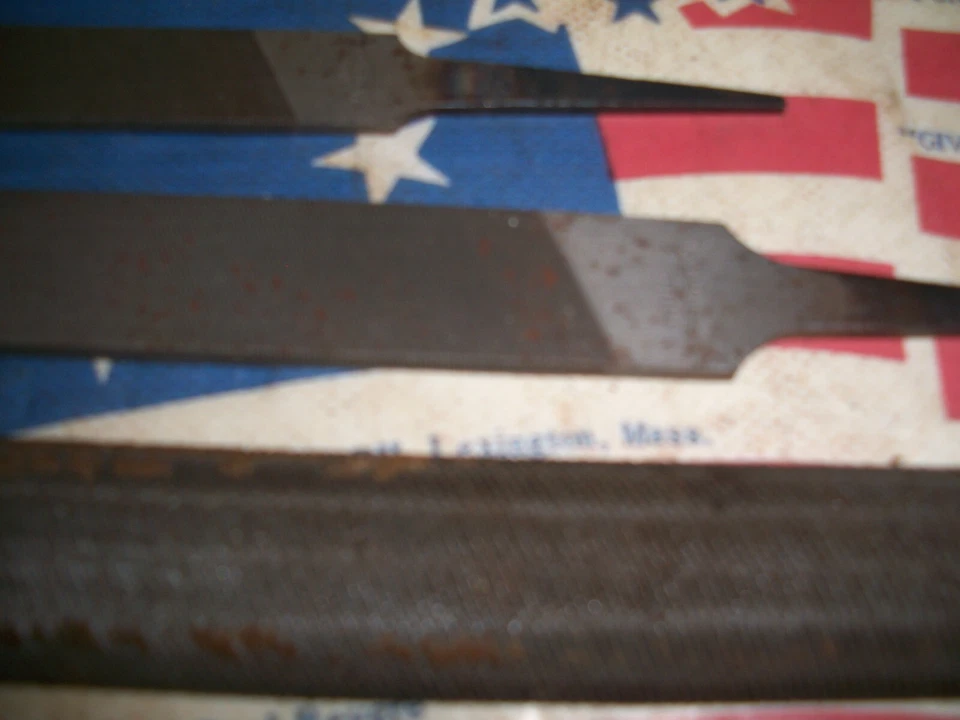 LOT OF 3 Files MILL BASRARD, NICLSON, AUSTRIA 1" 1/2 ROUND Flat Bastard Double - Image 2 of 4