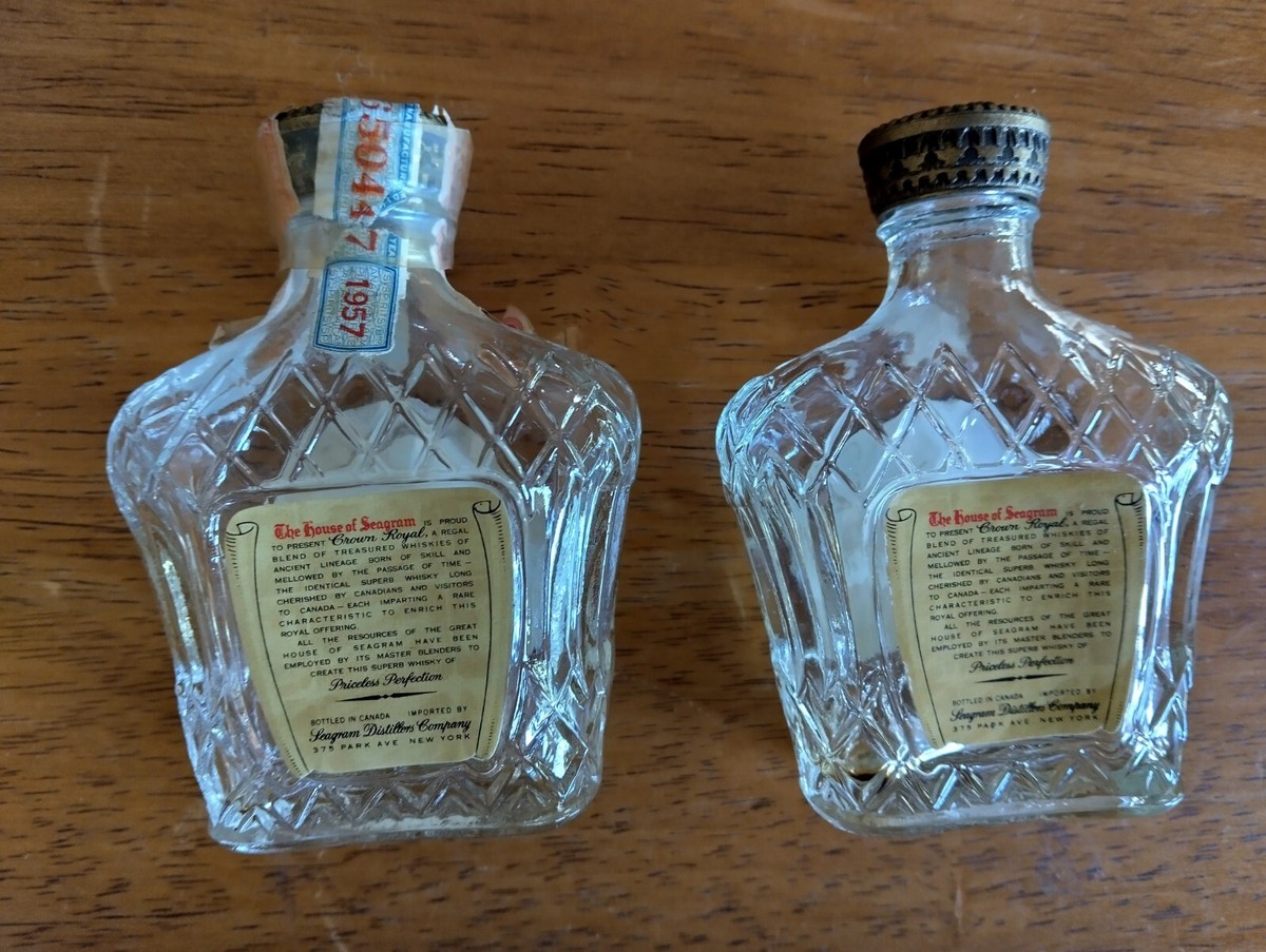 未開栓】Seagram's Crown 袋と箱付 Old Seagrams Crown Royal