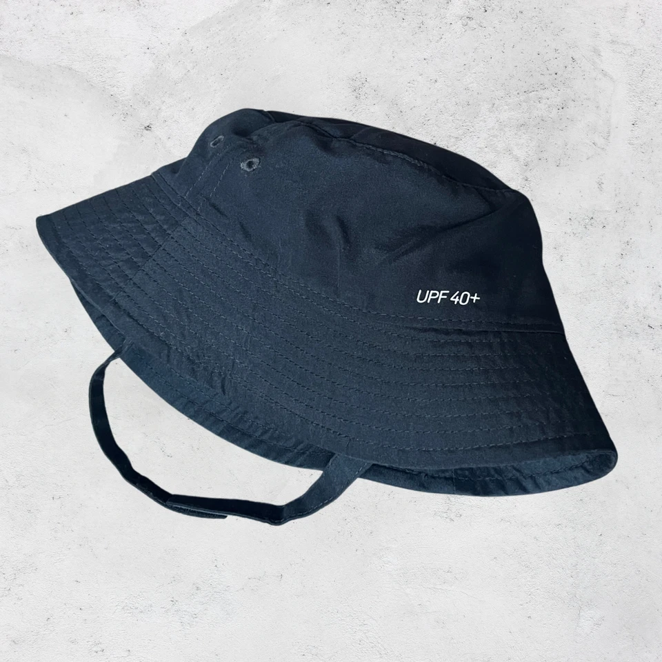 Gorra Nike Bucket Negra UPF 40+ Verano Protección Solar Foto 3 de 4