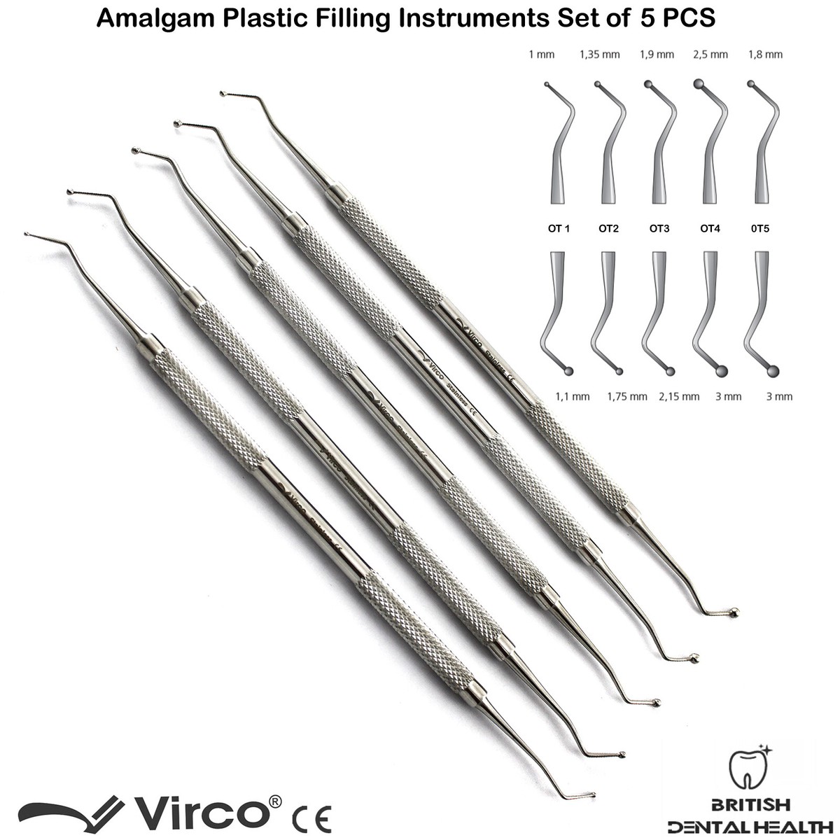 Set Dentale Base Pozzo Di Riempimento Amalgama Pistola Portatore