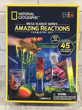 NATIONAL GEOGRAPHIC Mega Science Series: Amazing Reactions Chemistry Set