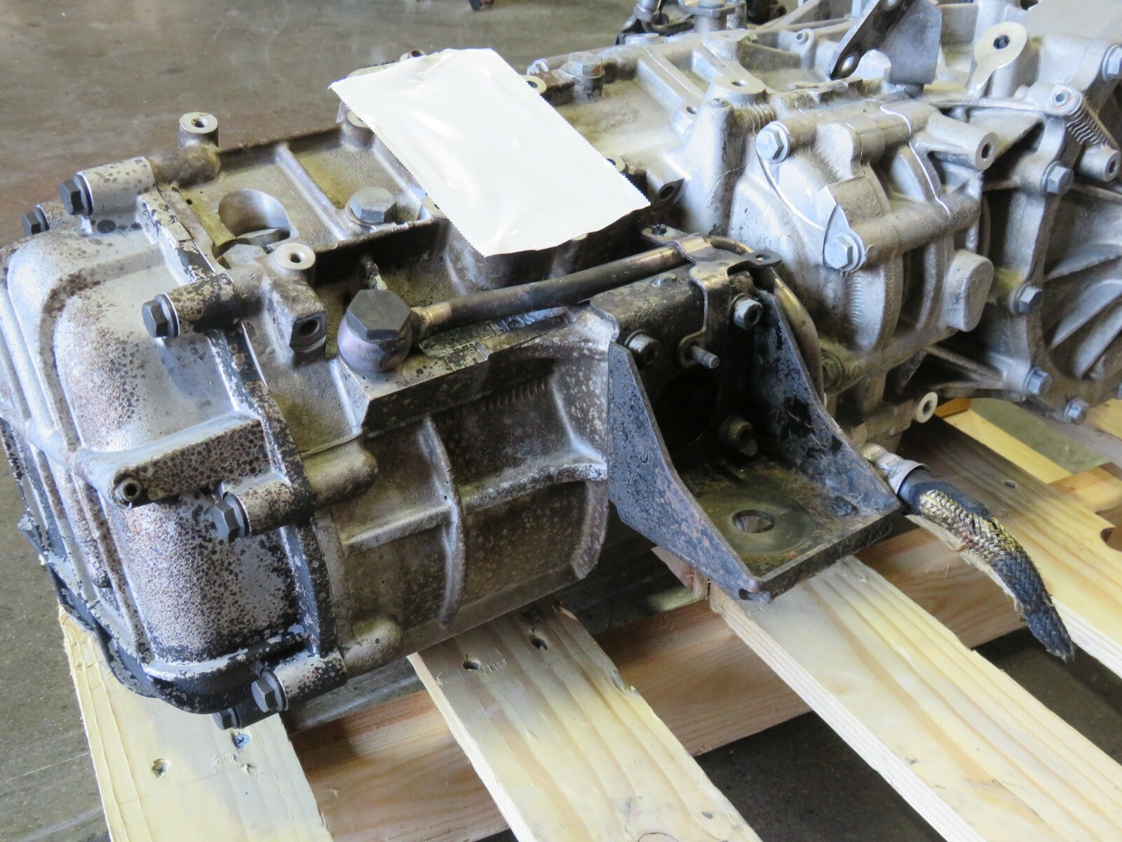 Lamborghini Gallardo LP 550, Transmission Transaxle, Used, Fire Damage
