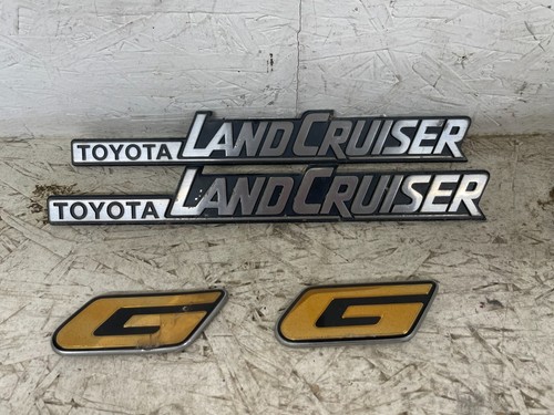 OEM 1981-1990 Toyota Land Cruiser Badge Emblems FJ60 FJ62 BJ60 HJ60 Set of 4 - 第 1/21 張圖片