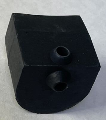 VOITH SULZER EPDM END CAP 2 Possible Outlets SCHRANSCHLUSSKAPPE 130/2N (23J146)