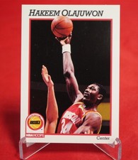 Hakeem Oajuwon NBA Hoops 1991 Basketball Card #78