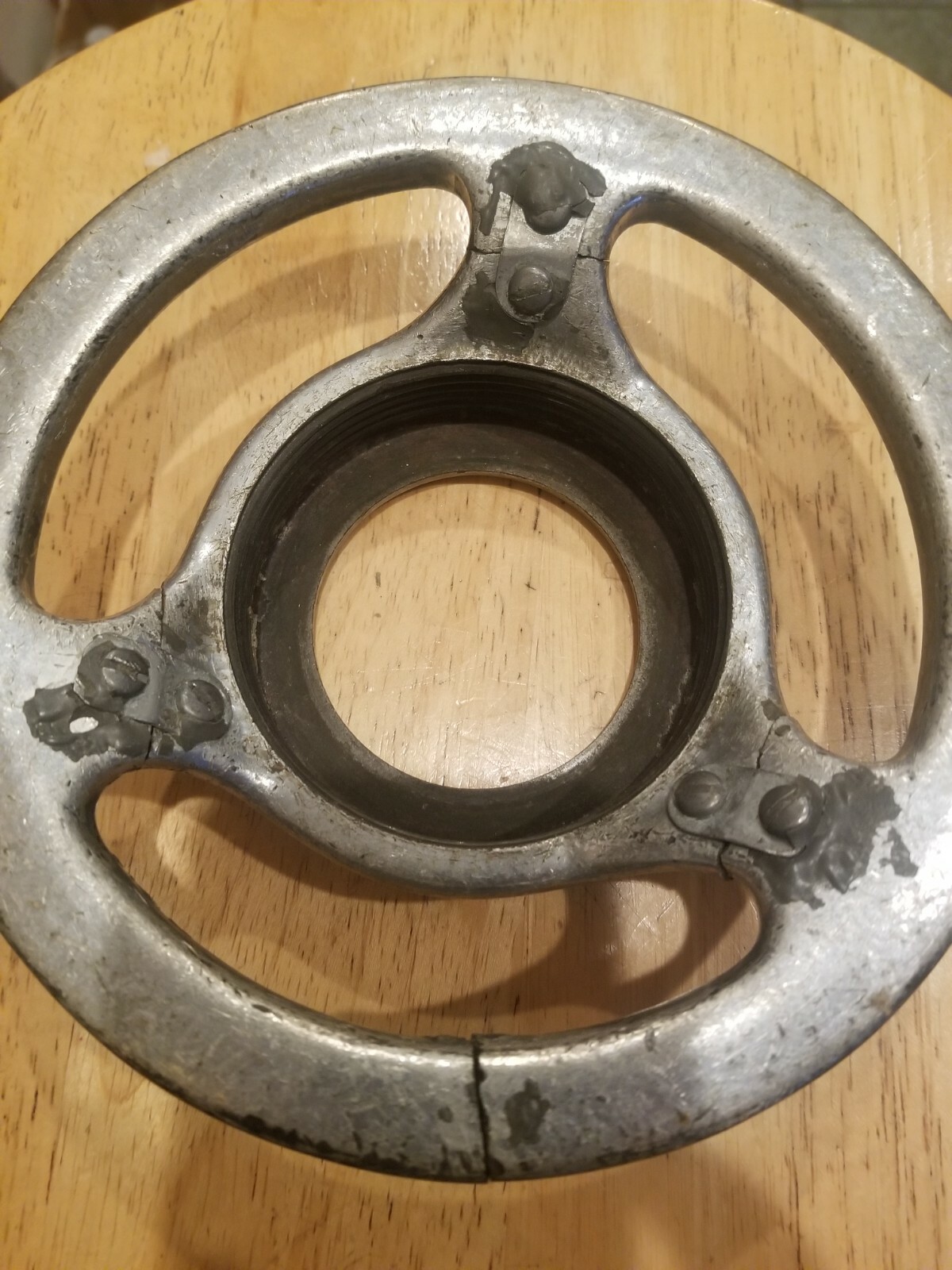 Genuine Hobart grinder, adjuster ring, feed tray, extra blades, etc. eBay