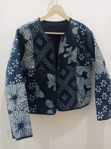 Handmade Patch Work Jacket Kantha Quilt - Picture 6 of 7