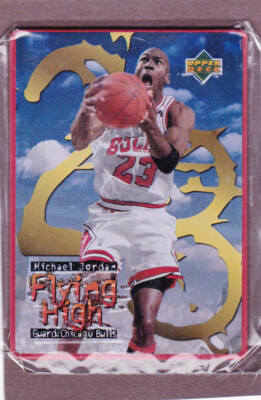 Upper Deck 1998 Micheal Jordan Flying High #3 Unopened Red Border Metal Card 