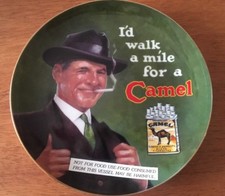 Vintage New Camel “I’d Walk A Mile For A Camel” Porcelain Plate 85th Anniversary