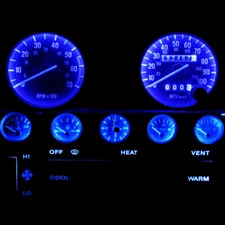 Replace For 1987-1995 Jeep Wrangler YJ Gauge Cluster Instrument Light LED Kit