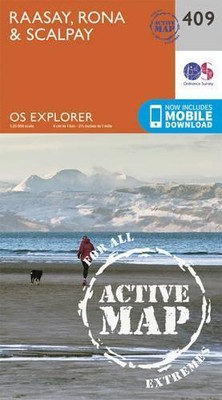 Raasay, Rona and Scalpay (Map) OS Explorer Active Map (UK IMPORT)
