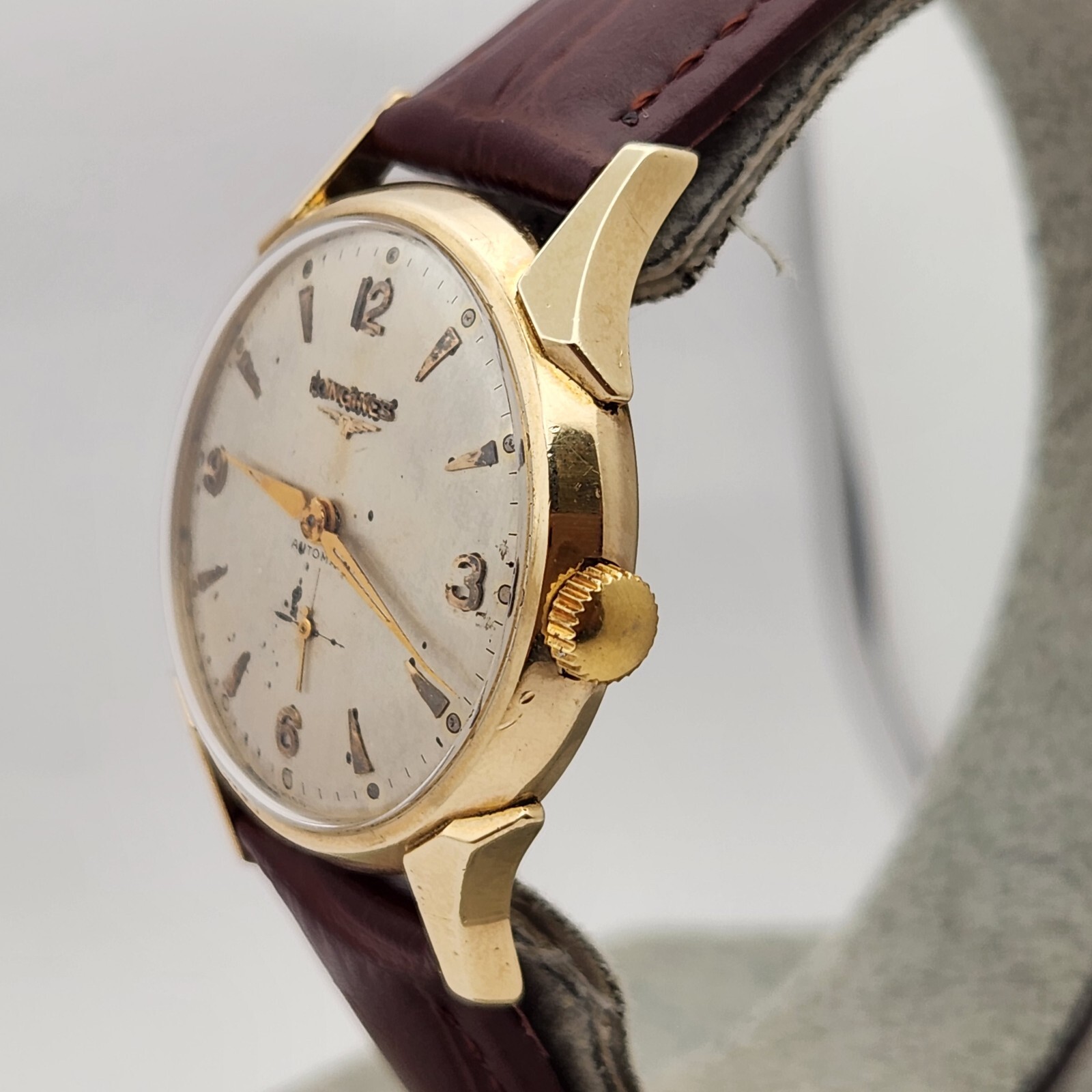 Vintage Longines Men's automatic watch 19A 17Jewels 10K GoldFilled 1954 eBay