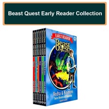Adam Blade Beast Quest Early Reader 6 Books Collection Set Creta, Arax, Kragos