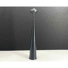 Vintage Black Danish Turned Candlestick Holder